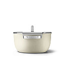 Smeg - Keramisk Gryta 24 cm Non-Stick, Creme