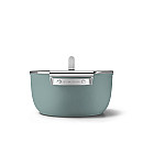 Smeg - Keramisk Gryta 24 cm Non-Stick, Emerald Green