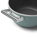 Smeg - Keramisk Gryta 24 cm Non-Stick, Emerald Green
