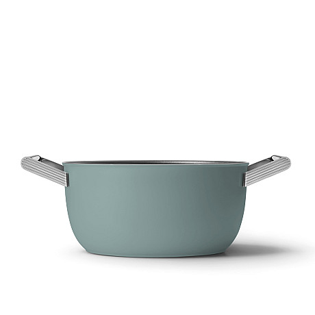 Smeg - Keramisk Gryta 24 cm Non-Stick, Emerald Green