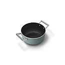 Smeg - Keramisk Gryta 24 cm Non-Stick, Emerald Green