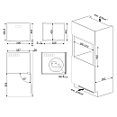 Smeg - CVI320XE - LED belysning med UV skyddad dörr