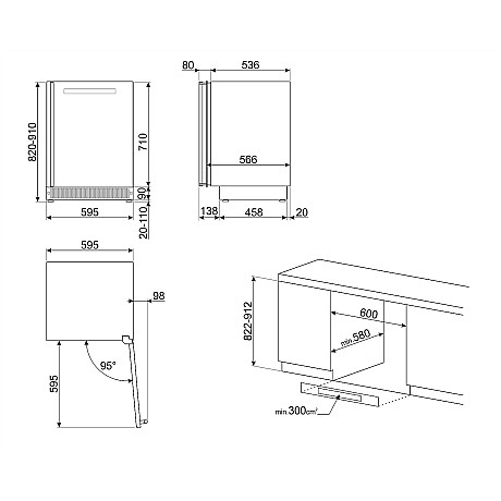 Smeg - CVI338LX3, 38 flaskor