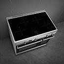 Smeg - CX92IM-KITC9X91-KD90HXE - induktionsspis med dubbelugn, stänkskydd & fläkt Smeg - CX92IM-KITC9X91-KD90HXE - induktionsspis med dubbelugn, stänkskydd & fläkt