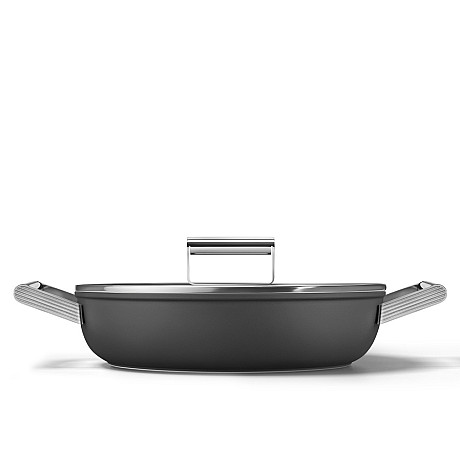 Smeg - Keramisk Traktörpanna 28 cm Non-Stick, Svart