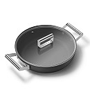 Smeg - Keramisk Traktörpanna 28 cm Non-Stick, Svart