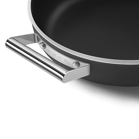 Smeg - Keramisk Traktörpanna 28 cm Non-Stick, Svart