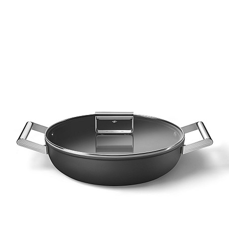 Smeg - Keramisk Traktörpanna 28 cm Non-Stick, Svart