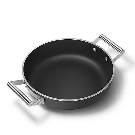Smeg - Keramisk Traktörpanna 28 cm Non-Stick, Svart