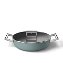 Smeg - Keramisk Traktörpanna 28 cm Non-Stick, Emerald Green