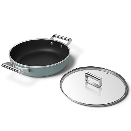 Smeg - Keramisk Traktörpanna 28 cm Non-Stick, Emerald Green