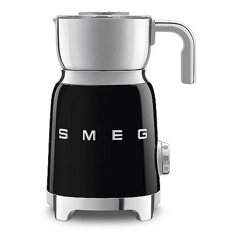 Smeg - Espresso & Mjölk - Svart högblank med 50's Style