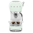 Smeg - Espresso & Mjölk - Pastellgrön med 50's Style
