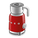 Smeg - Espresso & Mjölk - Röd med 50's Style