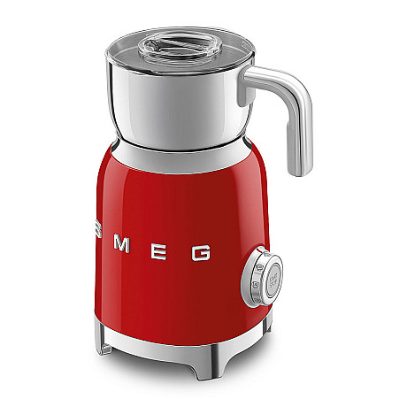 Smeg - Espresso & Mjölk - Röd med 50's Style