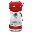 Smeg - Komplett Kaffepaket - Röd med 50's Style
