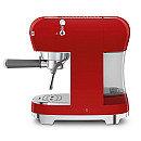 Smeg - Komplett Kaffepaket - Röd med 50's Style