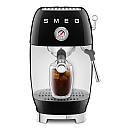 Smeg - ECF03BLEU - Manuell espresso med Cold Brew, Svart