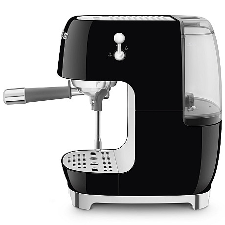 Smeg - ECF03BLEU - Manuell espresso med Cold Brew, Svart