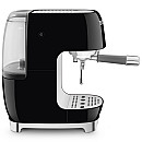 Smeg - ECF03BLEU - Manuell espresso med Cold Brew, Svart