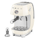 Smeg - ECF03CREU - Manuell espresso med Cold Brew, Creme