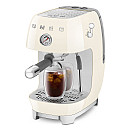 Smeg - ECF03CREU - Manuell espresso med Cold Brew, Creme
