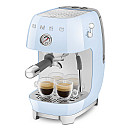 Smeg - ECF03PBEU - Manuell espresso med Cold Brew, Pastellblå