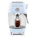 Smeg - ECF03PBEU - Manuell espresso med Cold Brew, Pastellblå