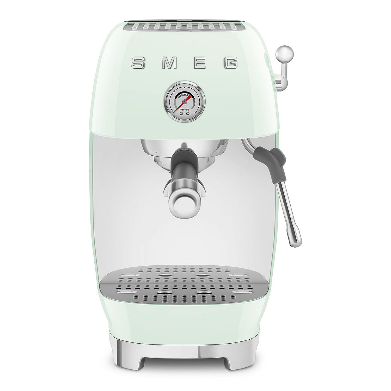 Smeg espressomaskin ecf03pgeu - manuell espresso med cold brew, pastellgrön