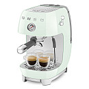 Smeg - ECF03PGEU - Manuell espresso med Cold Brew, Pastellgrön