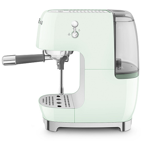 Smeg - ECF03PGEU - Manuell espresso med Cold Brew, Pastellgrön