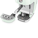 Smeg - ECF03PGEU - Manuell espresso med Cold Brew, Pastellgrön