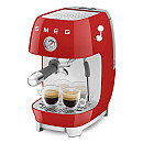 Smeg - ECF03RDEU - Manuell espresso med Cold Brew, Röd