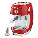 Smeg - ECF03RDEU - Manuell espresso med Cold Brew, Röd
