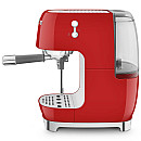 Smeg - ECF03RDEU - Manuell espresso med Cold Brew, Röd