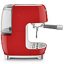 Smeg - ECF03RDEU - Manuell espresso med Cold Brew, Röd