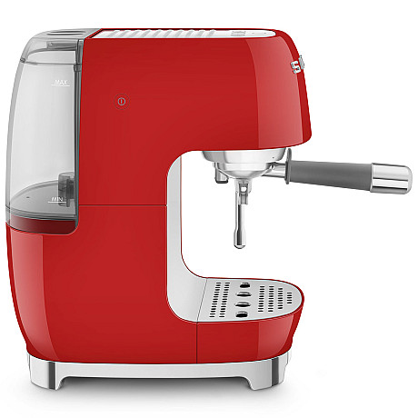 Smeg - ECF03RDEU - Manuell espresso med Cold Brew, Röd