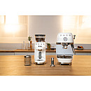 Smeg - ECF03WHEU - Manuell espresso med Cold Brew, Vit