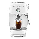 Smeg - ECF03WHEU - Manuell espresso med Cold Brew, Vit