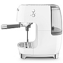 Smeg - ECF03WHEU - Manuell espresso med Cold Brew, Vit