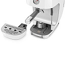 Smeg - ECF03WHEU - Manuell espresso med Cold Brew, Vit