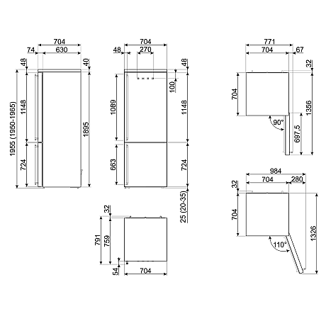 Smeg - FA8005RAO6 - Antracit, Colonial