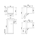 Smeg - FAB28LCR6 - 50's Style