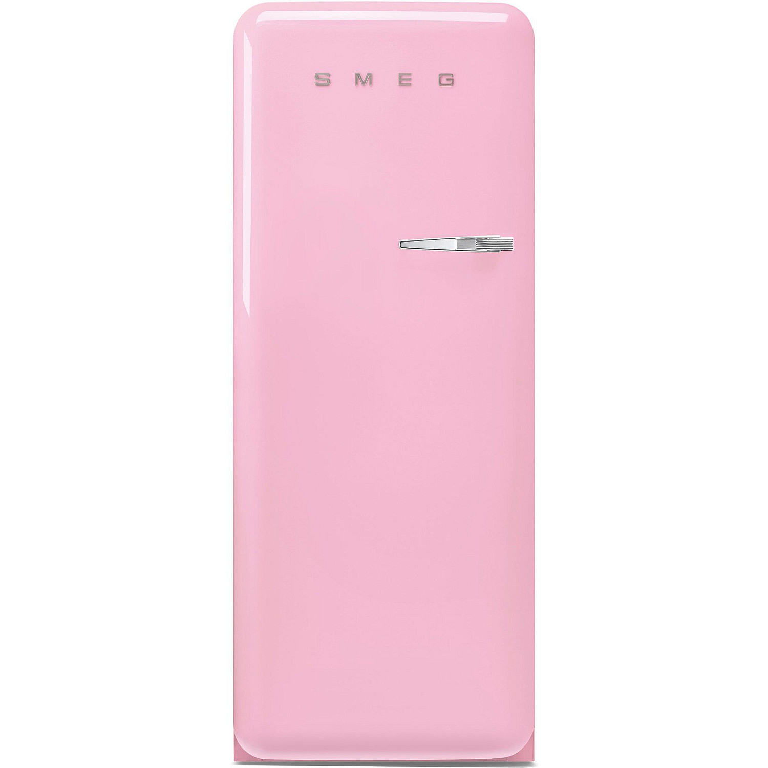 Smeg kylskåp med frysfack fab28lpk6  - rosa, 50's style