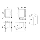 Smeg - FAB5LWH6 - Vit, 50's Style med LED-belysning