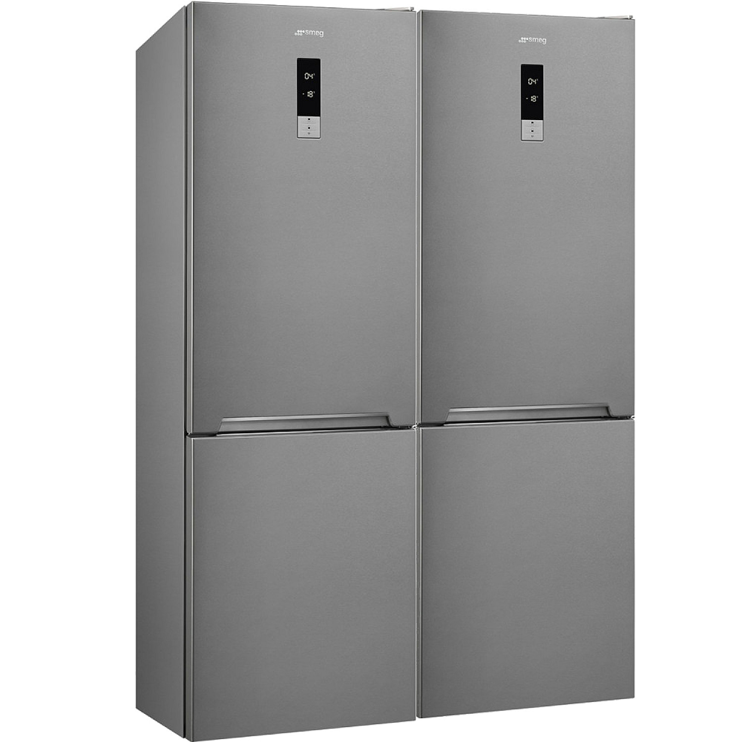 Smeg kombisk&aring;p 2 x fc18en4ax - 186cm