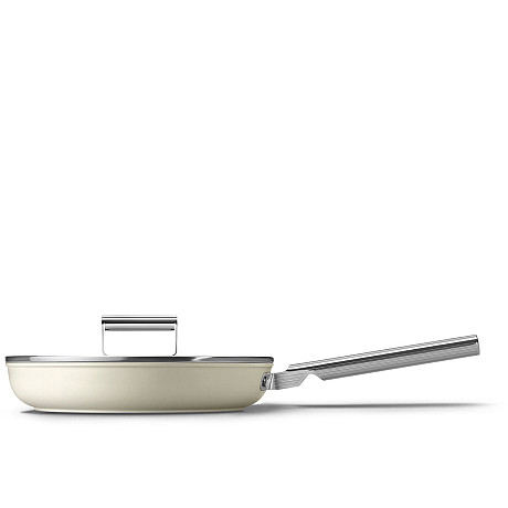 Smeg - Keramisk Stekpanna 28 cm Non-Stick, Creme