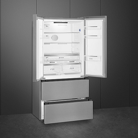 Smeg - FQ55FXDD - Inox look, NoFrost teknik & LED belysning