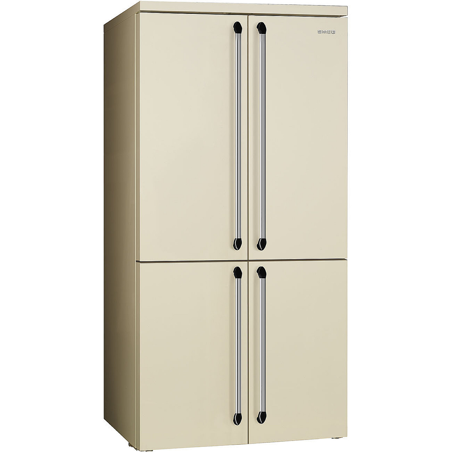 Smeg french door side by side fq960p6 kylskåp 4-dörrar cremefärgad