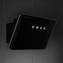 Smeg - KFAB84BL 50's Style - Svart högblank, Bredd 75 cm